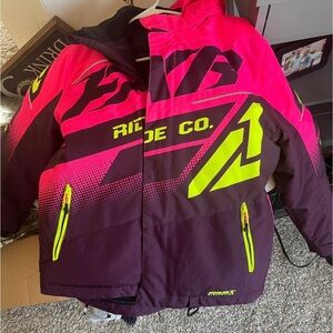 Ride Co. Kids Jacket - Pink and Yellow
